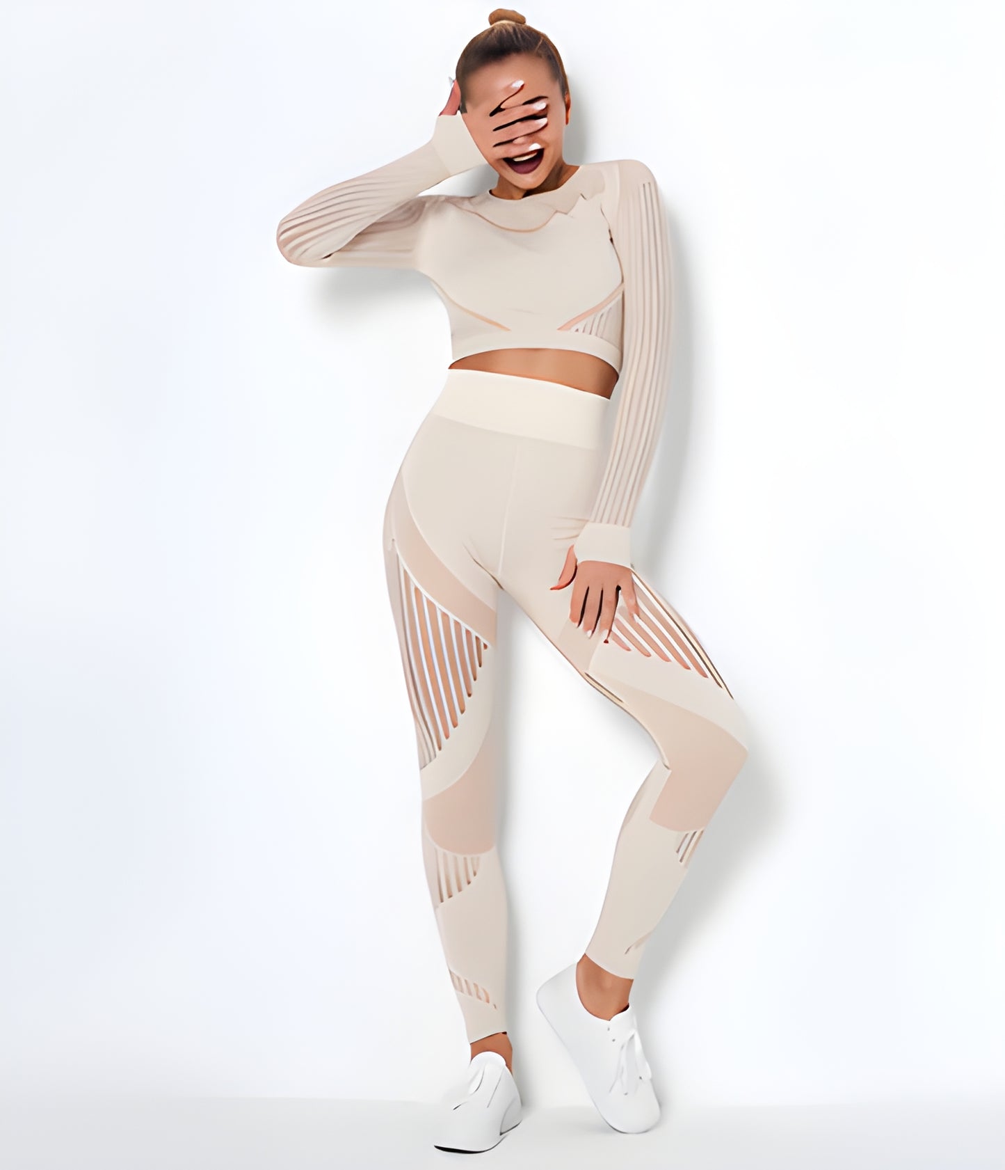 women beige sets from TutEmpire