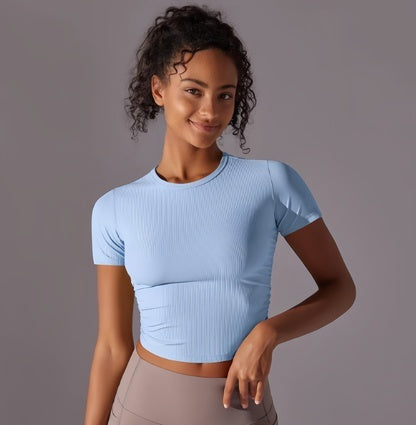 women cyan tops from TutEmpire
