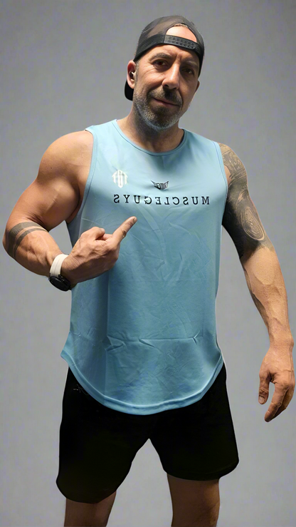 Aleix man wearing t-shirt cyan colour from utempire 